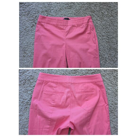 Talbots Heritage Capri Pants Womens 4P Pink Cotton Barbiecore Coquette Y2K Style - Picture 6 of 7